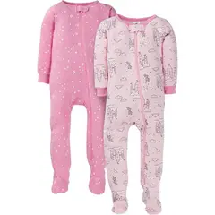 GERBER - Pijama Snug Fit Girls Castillo- pack x2