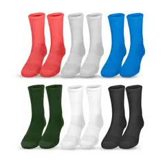 MR HAPPY - Media Calcetin Ciclismo Mrhappy Unisex Pack x 6 Pares