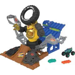 HOT WHEELS - Pista Monster Truck Mega-Wrex vs Crushzilla
