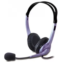 GENIUS - Diadema Con Micrófono HS-04S Con Cancelación De Ruido