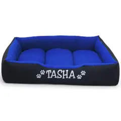 GENERICO - Cama Para Perros y Gatos Personalizada 70 x 55 cm Azul