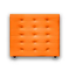 MAGIC CLASS - CABECERO HORSE DE PISO120X120 MICROFIBRA NARANJA