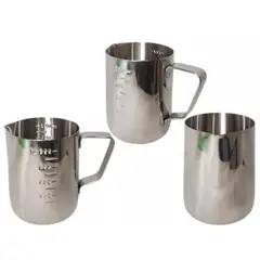 GENERICO - Vaso Taza Pocillo Jarra Pequeño Acero 600ml Cocina Bebidas