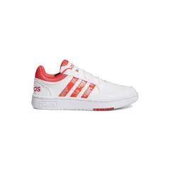 ADIDAS - Tenis Mujer Hoops - Blanco-Rojo