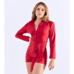 DEREK - Enterizo Corto Para Mujer Ajustado