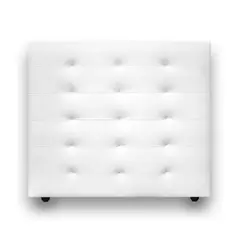 MAGIC CLASS - CABECERO HORSE DE PISO100X120 ECOCUERO BLANCO