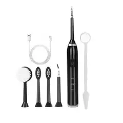 GENERICO - Set Limpiador Dental Removedor de Manchas Sarro Cepillo BK