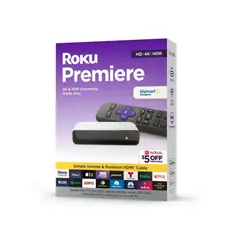 ROKU - Premiere 4KHDR Plataforma Streaming Media Player Wi-Fi
