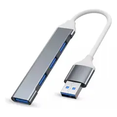 SHENGKE - Hub Multipuerto Metálico Usb 3.0 Y 2.0 Innova Tech