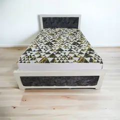 HOGARETO - Protector Colchón Estampado Triangle Cama King 200x200cm.