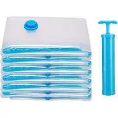 GENERICO - Set 5 Bolsas Empaque Al Vacío 50 X 70 Cm Mas 1 Bomba