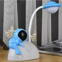 INFANTILES CAJUROMIX - LAMPARA RECARGABLE LUNA ASTRONAUTA ACOSTADO