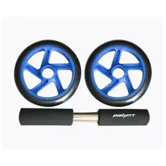 GENERICO - RUEDA ABDOMINAL - DOBLE LLANTA - AGARRE ACOLCHONADO