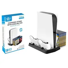 GENERICO - Base Refrigerante Vertical Y De Carga Para Controles De Ps5.