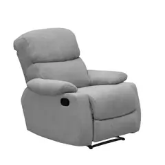 ELITE LIVING - SILLA RECLINABLE ESTATICA VELARA PLATA