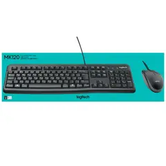 LOGITECH - Combo Teclado Y Mouse MK120 Español