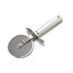 PRESS - Cortador de Pizza Rueda Cortadora en Acero Inox 76219 Blanco