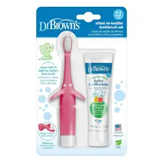 DR BROWNS - Crema+Cepillo de Dientes Para Bebe