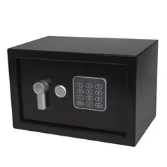 GENERICO - Caja Fuerte Electrónica Con Teclado Digital Programa Tu propio Pin 3 a 8 Dígitos