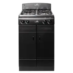 SUPERIOR - Estufa Negra Genesis Torre Gabinete 4 Puestos Gas Natural - SN-7015 08 P
