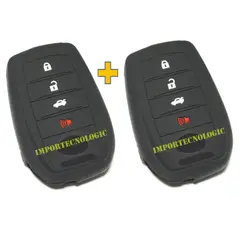 GENERICO - 2 Forros Fundas Para Control Toyota Fortuner 2022 2023 2024