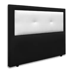 MAGIC CLASS - CABECERO JINGLE DE PISO160X120 MICROFIBRA NEGRO