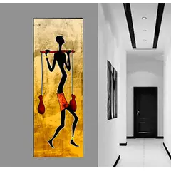 GENERICO - Cuadro Vertical Con Marco MDF Imagen Digital vinilo adhesivo 70x25cm
