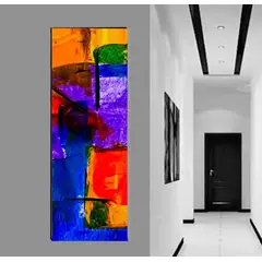 GENERICO - Cuadro Vertical Con Marco MDF Imagen Digital vinilo adhesivo 70x25cm