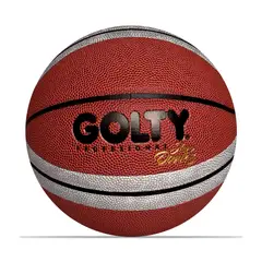 GOLTY - Balón Baloncesto Profesional Aero No. 5-Marron/Plata