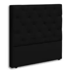 MAGIC CLASS - CABECERO LONDON DE PISO200X120 ECOCUERO NEGRO