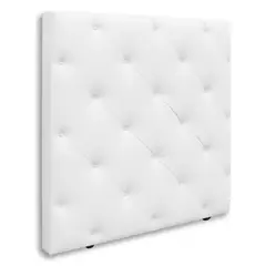 MAGIC CLASS - CABECERO DIAMOND PARA PISO160X120 ECOCUERO BLANCO