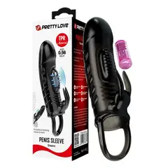 GENERICO - Funda Pene Doble Premium Vibradora Conextensión Texturizada