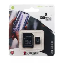 KINGSTON - Memoria Micro SD Kingstong 8GB 100MB/S