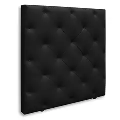 MAGIC CLASS - CABECERO DIAMOND PARA PISO200X120 MICROFIBRA NEGRO