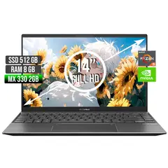 ASUS - PORTATIL ZENBOOK AMD RYZEN 5-5500U SSD 512GB RAM 8GB LED 14 FULL HD