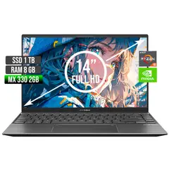 ASUS - PORTATIL ZENBOOK AMD RYZEN 5-5500U SSD 1TB RAM 8GB LED 14 FULL HD