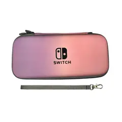 GENERICO - Estuche De Viaje Rígido Rosa Lila Pastel Para Switch