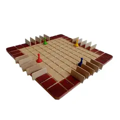 GENERICO - Quoridor Game Juego De Mesa De Estrategia Diseño Rustico