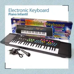 GENERICO - Organeta Para Niños Adaptador Corriente Microfono 44t