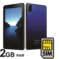 KRONO - Tablet Sim Card 7 Pulgadas Android 12 2GB RAM 32 GB Azul