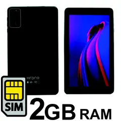 KRONO - Tablet Sim Card 7 Pulgadas Android 12 2GB RAM 32 GB Negro