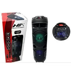 NIA - Parlante Cabina Sonido Recargable Bluetooth Con Luces Leds 11000w