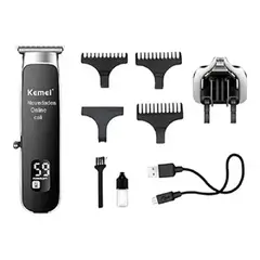 KEMEI - Patillera Trimmer Inalámbrica Original Km - 1893 Profesional