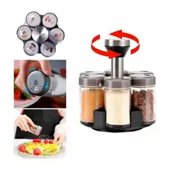 AFM - Condimentero Giratorio Para Especias Organizador Cocina X6