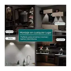 AFM - Juego Bombilla Luces Led X3 Inalámbrica Con Control De Mando