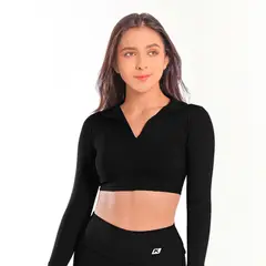 KRUNNER - Top Deportivo Cremallera Activa