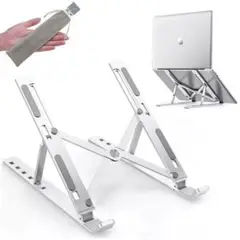 GENERICO - Soporte Base Alzador Alumin Para Mac Macbook Notebook 10-16