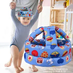 GENERICO - Gorro Casco Protector De Golpes Cabeza Para Bebés Azul