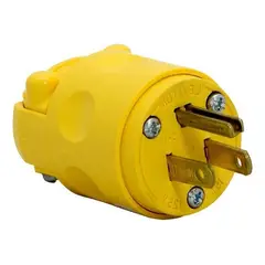 LEVITON - Clavija Aérea 515pv Amarilla 15 Amperios