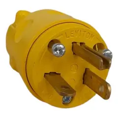 LEVITON - Clavija 520pv Amarillo 20a